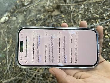 Техника и электроника: IPhone 16 Pro, Б/у, 256 ГБ, Black Titanium, Защитное стекло, Чехол, 90 % — 3