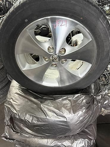 Колеса в сборе 215 / 60 / R 17, Лето, Б/у, Комплект, Легковые, Литые, отверстий - 5 at lalafo.kg Колеса в сборе 215 / 60 / R 17, Лето, Б/у, Комплект, Легковые, Литые, отверстий - 5
