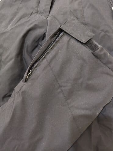 зимние спортивные штаны: Детский низ горнолыжный (на мальчика и на девочку) черный цвет — 4