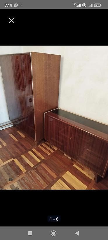 мебельные: Комплект винтажной корпусной мебели в стиле середины XX века — 1