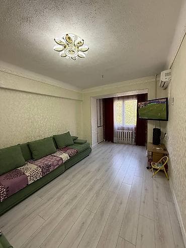 Недвижимость: 2 комнаты, 47 м², Индивидуалка, Пишпек Индивидуалка, 2 этаж, Косметический ремонт — 3