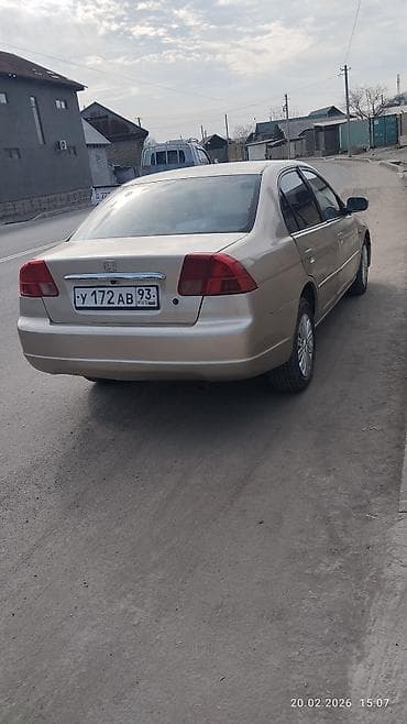 хонда цеэрв: Honda Civic: 2002 г., 1.7 л, Вариатор, Бензин, Седан — 1