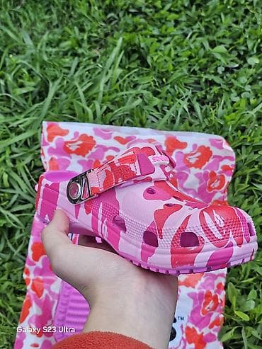 Сабо, 37, Crocs, Новый, цвет - Розовый