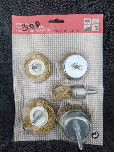 набор рожковых ключей: Щётки для удаления ржавчины набор на шуруповерт набор 3 шт ручной — 1