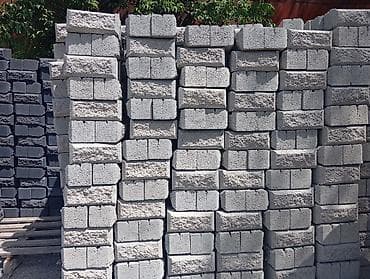 пескоблоки куплю: Пескоблок Рваный, Заборный, 150x190x390, Самовывоз — 9