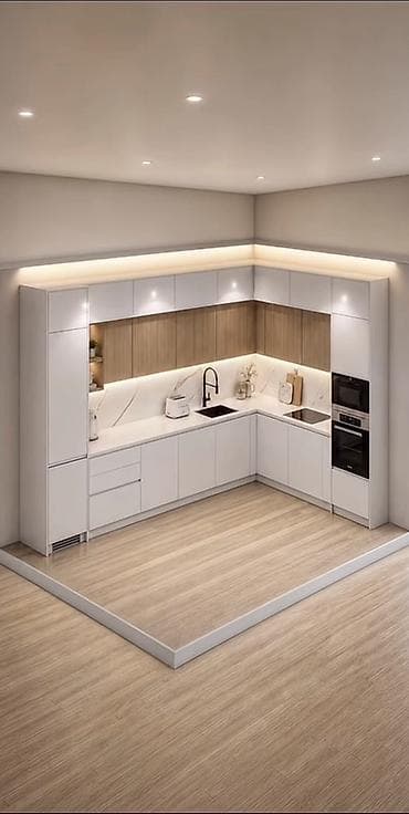 Угловая кухонная мебель AD_Kitchens - Современный