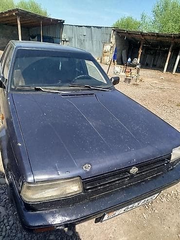 Nissan Bluebird: 1986 г., 2 л, Бензин, Седан at lalafo.kg Nissan Bluebird: 1986 г., 2 л, Бензин, Седан