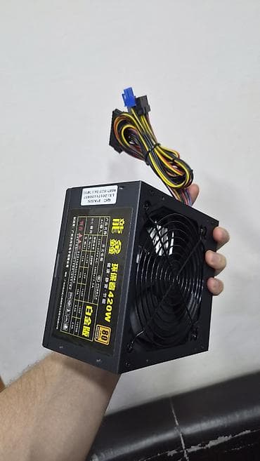 micro atx: Блок питания, Новый, 420 Вт, 80 Plus, 420 Вт — 1