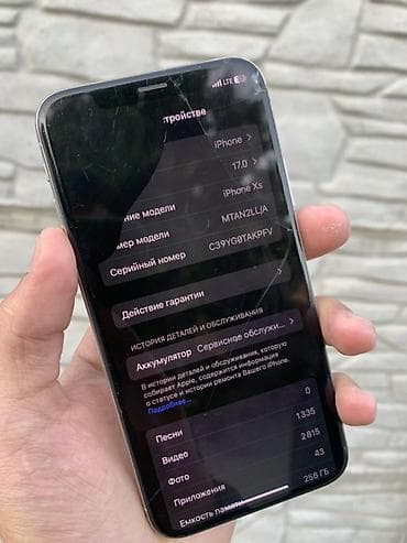 apple x: IPhone X, Б/у, 256 ГБ, Серебристый, 73 % — 5