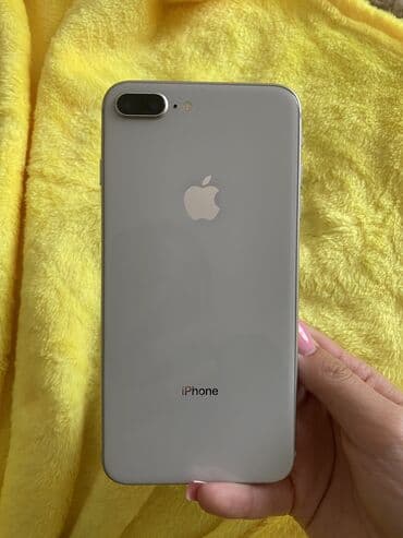 айфон 8 плюс бу: IPhone 8 Plus, Колдонулган, 64 ГБ, Ак, Каптама, 89 % — 1
