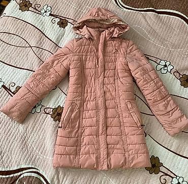 nike tech: Пуховик, По колено, С капюшоном, S — 1