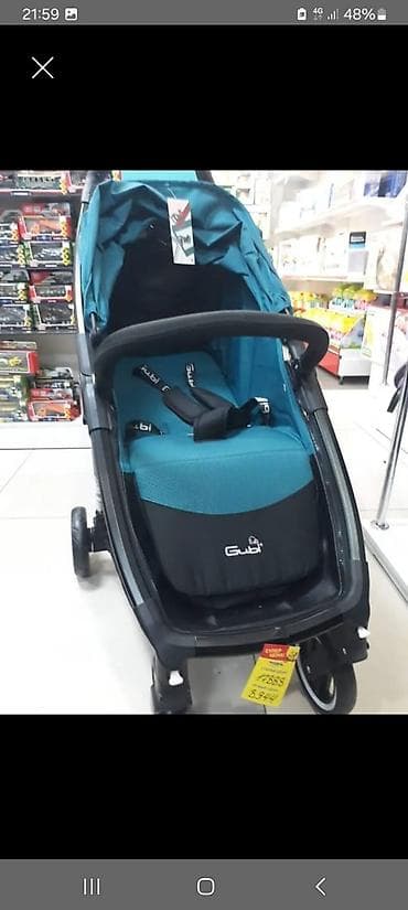 Коляскалар: Балдар арабасы, түсү - Кара, Колдонулган — 1