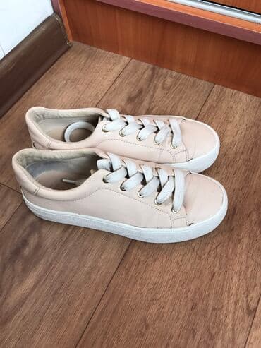 Women's Sneakers and athletic shoes: Кеды Pull &Bear размер 37 прессованная кожа. Состояние как на фото — 2