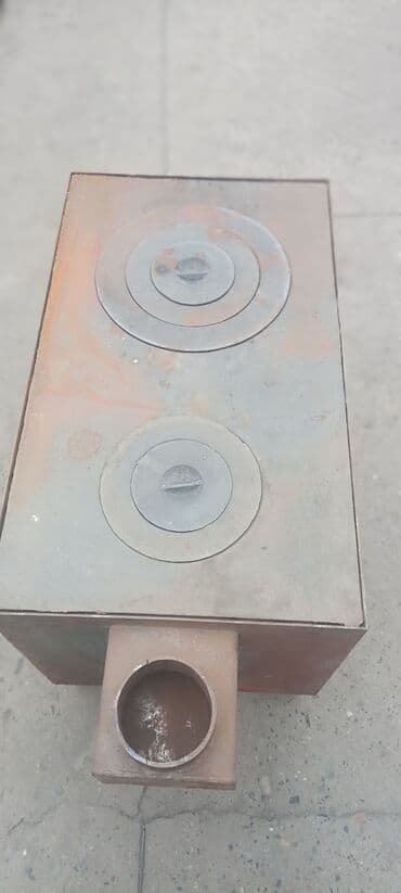 стол трансформер 3 в 1: Металлическая печь для отопления или приготовления пищи. Конструкция — 5