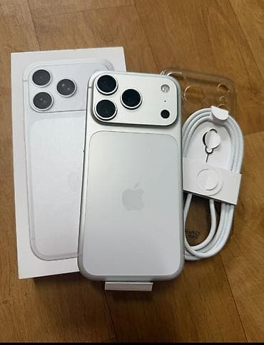 17 pro iphone: IPhone 17 Pro, Б/у, 256 ГБ, Matte Silver, Коробка, 100 % — 1