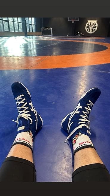 Мужская обувь: Мужские кроссовки, 41, Asics, Новый, цвет - Синий, Самовывоз — 1