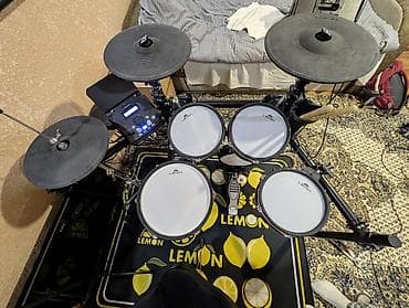 барабанная установка yamaha: Электронные ударные Lemon T525 (Полный комплект) Состояние: Идеальное — 1
