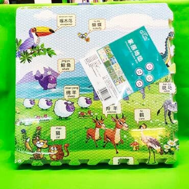 набор для настольного тенниса: Пазл напольный детский коврик в ассортименте🧩 Самые крупные детали — 3