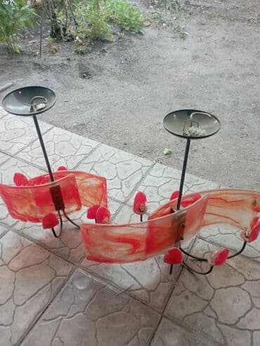 люстры бишкек дёшево: Люстры стеклянные, 2шт. На 4 и 6 лампочек. 
Цена 400 за обе — 1