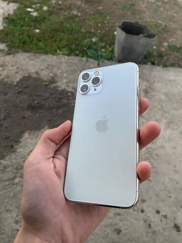 купить iphone 14 pro бишкек: IPhone 11 Pro, Колдонулган, 64 ГБ, Старлайт, Каптама, 73 % — 1