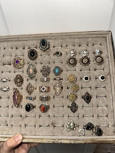 Винтажная коллекция украшений в ориентальном/арт-деко стиле. Остатки — 2