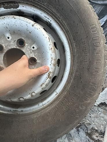 шина зимни: Колеса в сборе 225 / 70 / R 15, Зима, Комплект, Легкий коммерческий транспорт (C/LT), Железные — 1