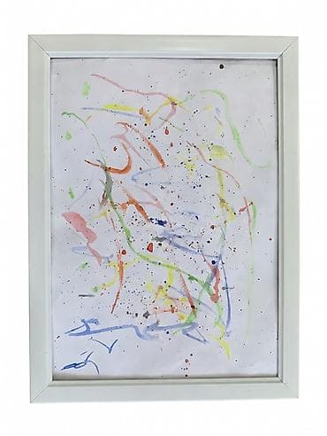 Абстрактная картина в раме Торг вощможен Название: “ живи красками “