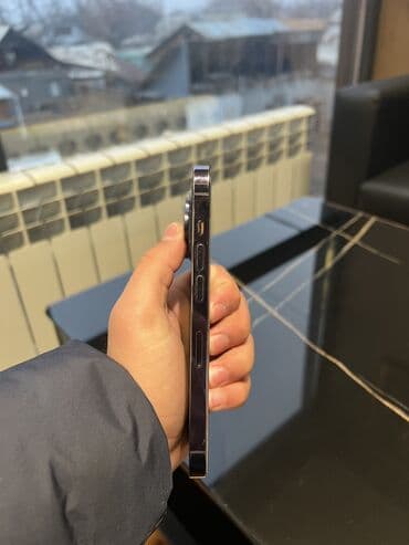 телефоны в бишкеке цум цены айфон: IPhone 14 Pro, Б/у, 256 ГБ, Deep Purple, Чехол, 80 % — 7