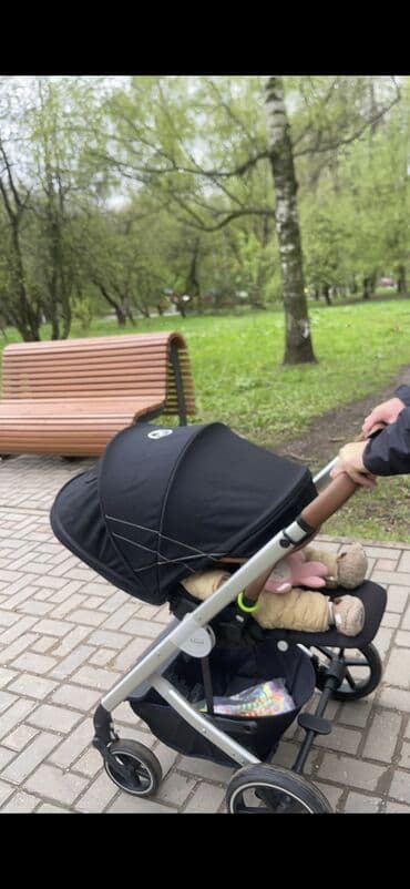 удобные коляски для новорожденных: Коляска, цвет - Черный — 2