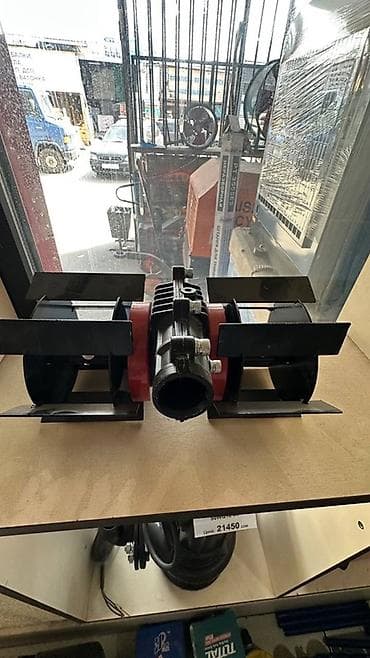 Окучники-колеса для мотоблока (грунтозацепы с валом) - Двухсекционная