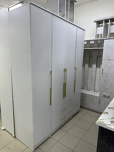 гардеробные: Шифоньер, шкаф для одежды, Прямой, ЛДСП — 8