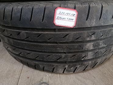 Шиналар 225 / 55 / R 18, Жай, Колдонулган, Комплект, Жеңил унаалар, Жапония, Bridgestone — 6