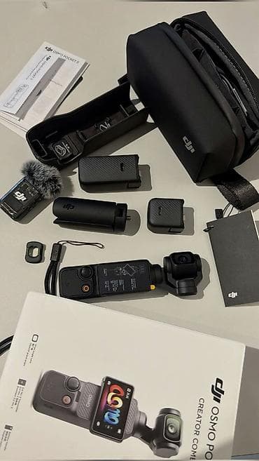 профессиональные видеокамеры бишкек: 🔥 DJI Osmo Pocket 3 Creator Combo 🔥 📦 Абсолютно новый, оригинал 🎥 — 3
