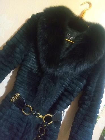 Пальто: Шуба, Кролик, Короткая модель, Китай — 1