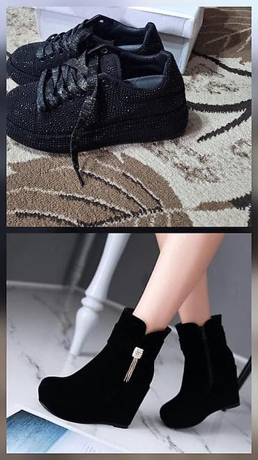 обувь для зимы: Женская обувь. ботильоны и кросовки новые размер не подошёл. ботильоны — 4