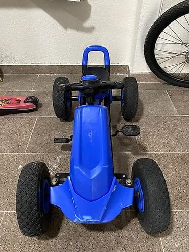 Педальный детский карт (го-карт) с рулем - Тип: четырехколесный