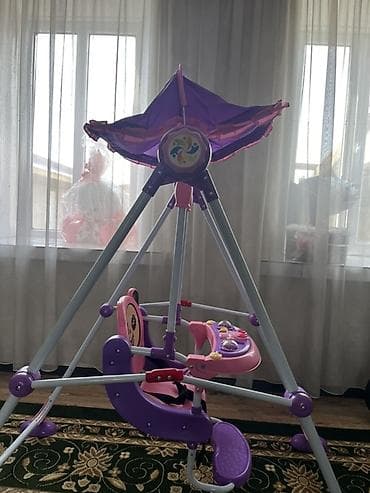 садовые качеля: Детские качели, Подвесные Для дома, Металл — 3