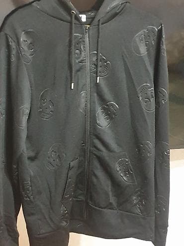 длинные худи: Мужская толстовка, XL, Новый, цвет - Черный, Самовывоз — 5