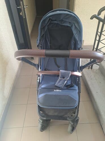 kidilo коляска прогулочная: Коляска, цвет - Голубой — 3