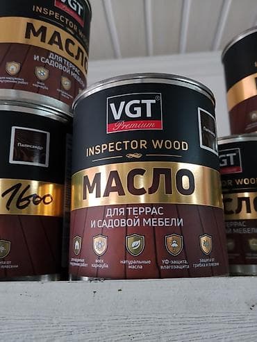 Масло для террас и садовой мебели VGT Premium Inspector Wood — 1