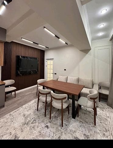 Батирлер: 2 бөлмө, 55 м², Пишпек Элитка, 13 кабат, Евро оңдоо — 3