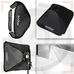 Табарин: Складные софтбксы godox для накамерных вспышек. Размер 60Х60