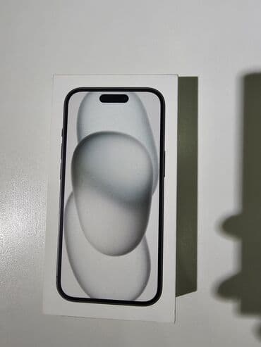 телефон с антенной: IPhone 15, Новый, 128 ГБ, Black Titanium, Коробка — 1