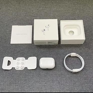 Аудиотехника: Зымсыз вакуумдук кулакчындар, Apple, AirPods Pro 2, Жаңы — 7