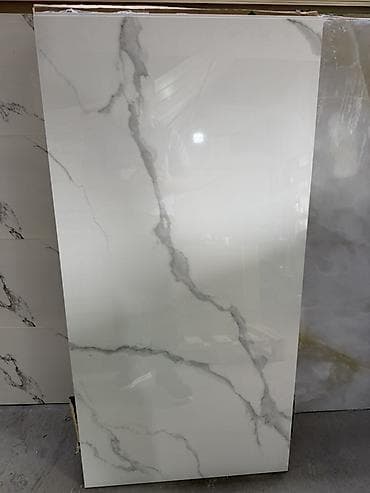 Назначение: Для пола, цвет - Белый, Глянцевое покрытие, 60x120 см