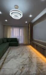 квартира на долгий срок: Стильная 1‑комнатная квартира в новом доме 9ти этажном доме,на 7-м — 17