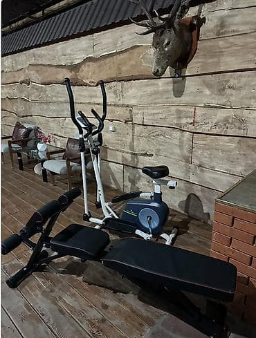 кама рама: Домашний тренажёрный комплект: эллиптический тренажёр 28.000тыс + — 1