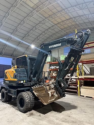 сары булун: Экскаватор, Hyundai, Дөңгөлөктүү — 6