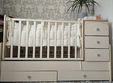 детские кроватки трансформеры: Детская кровать трансформер, Другой тип, цвет - Бежевый — 1