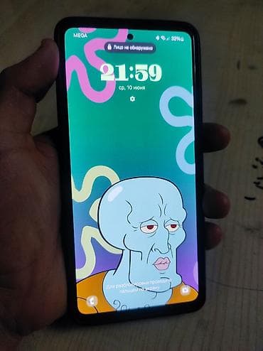 realme c71: Samsung Galaxy A52, Б/у, 128 ГБ, цвет - Черный, 1 SIM — 2